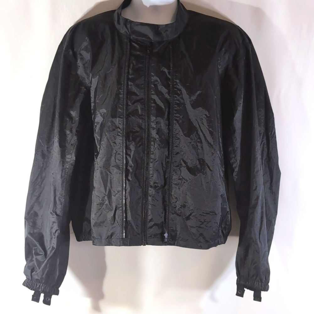 Sedici #16 Performance Motorcycle Rain Liner Jacket Black Size Large